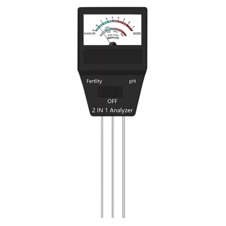 2 in 1 PH Soil Fertility Meter Gardening Tools with 3 Probes, 2 in 1 2 in 1 PH Soil Fertility Meter Gardening Tools with 3 Probes, 2 in 1